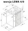 Rekuperator Renovent Excellent 300/400 - wersja LEWA