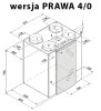 Rekuperator Renovent Excellent 300/400 - wersja PRAWA